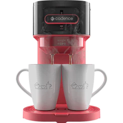Cafeteira Elétrica Cadence Single Up Compacta Porta Filtro Permanente Caneca Térmica