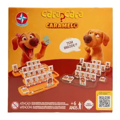 Jogo Cara a Cara Cão Caramelo Tabuleiro Estrela Oficial