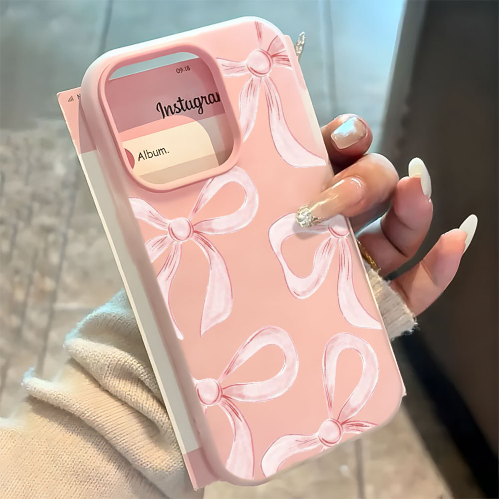 Capa De Silicone Gelatinosa Grande Arco 2 Em 1 Para Samsung S25 ULTRA S24 Plus S23 S22 A17 A16 A15 A14 Macarons Design