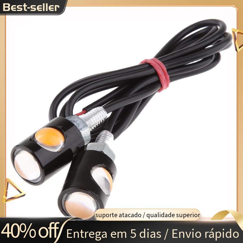 Luz De Sinalização Âmbar Para Motocicletas , Seta Motocicleta , 12V Indicadora Universal