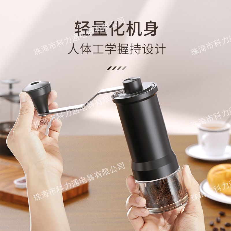 Kelitong moedor de grãos de café moedor de mão máquina de café eletrodomésticos com manivela manual CNC/núcleo cerâmico