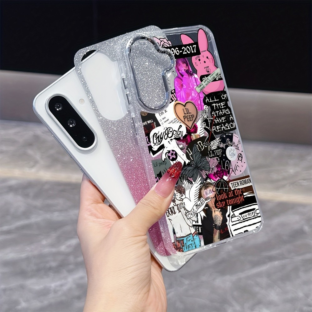 A capa de celular Lil Peep Vibe é compatível com os modelos Samsung Galaxy A26, 