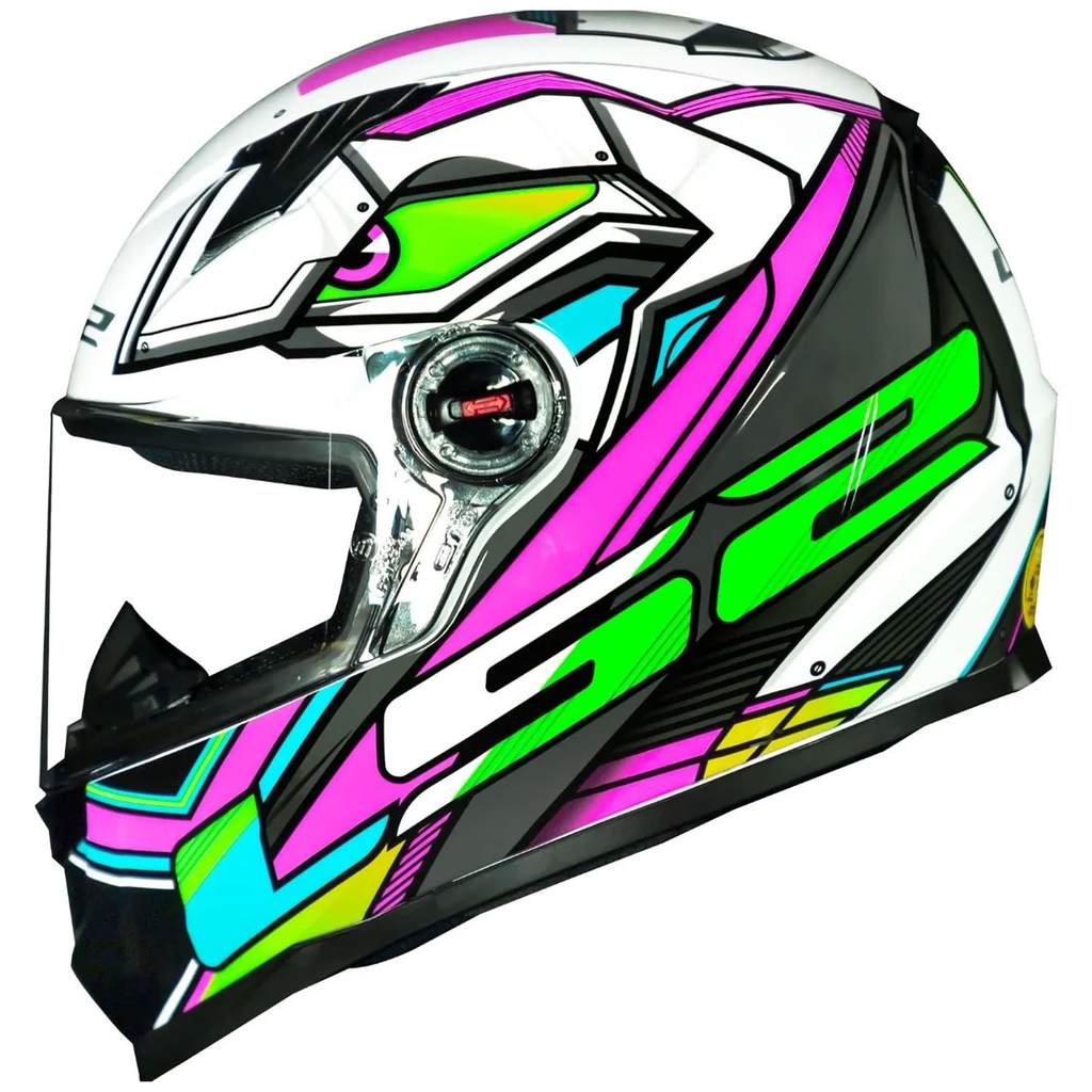 Capacete Fechado FF358 Classic XDRON Rosa LS2