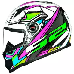 Capacete Fechado FF358 Classic XDRON Rosa LS2