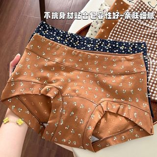 3 pares de roupa íntima de algodão puro de cintura alta 10A algodão puro antibacteriano virilha inferior estendida roupa