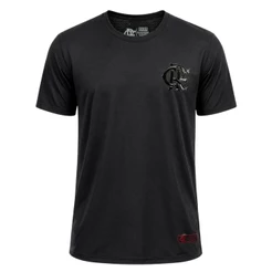 Camiseta Masculina Flamengo All Black Poliamida