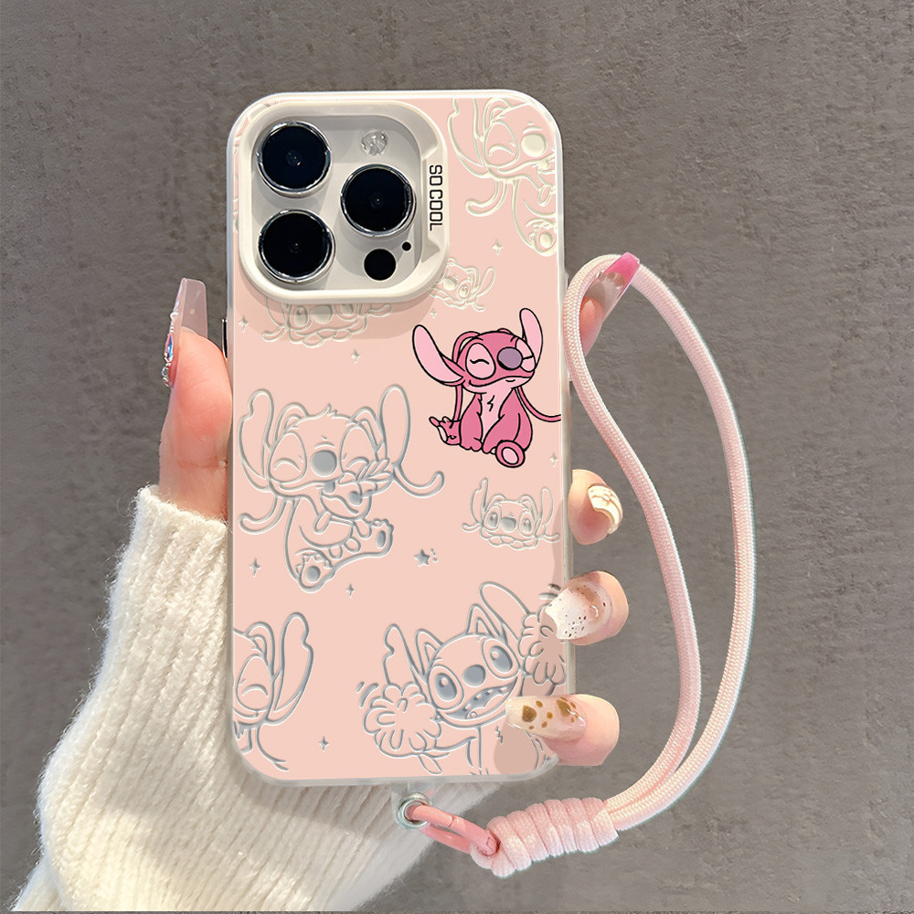 Capa para SAMSUNG A01 A02 A03 A05 A05S A06 A07 A10 A11 A14 A15 com estampa do personagem Stitch J00673