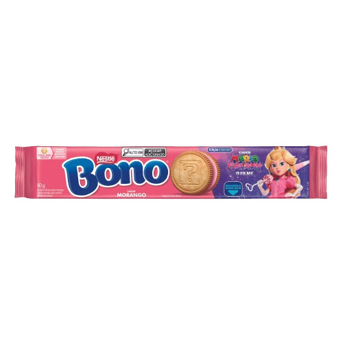 Bono Biscoito recheado morango 90g