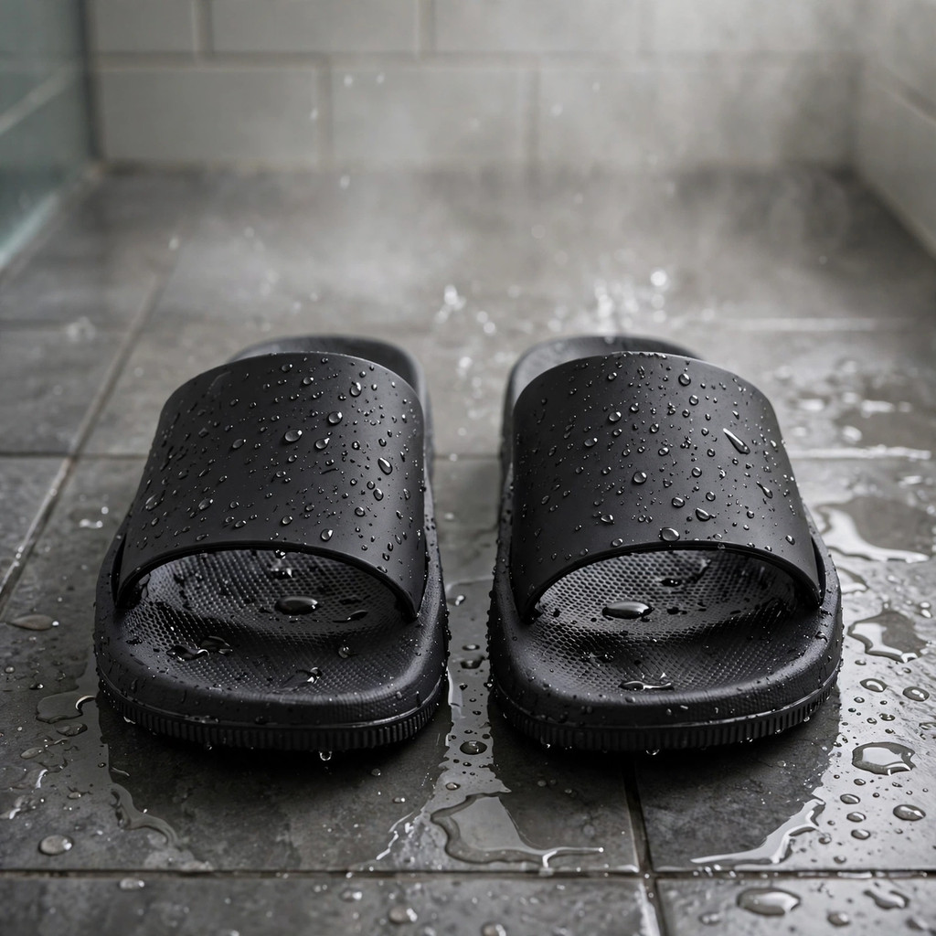 Chinelo Casual Slide Masculino Preto Confortável Leve Anatômico Antiderrapante para Dia a Dia Connections