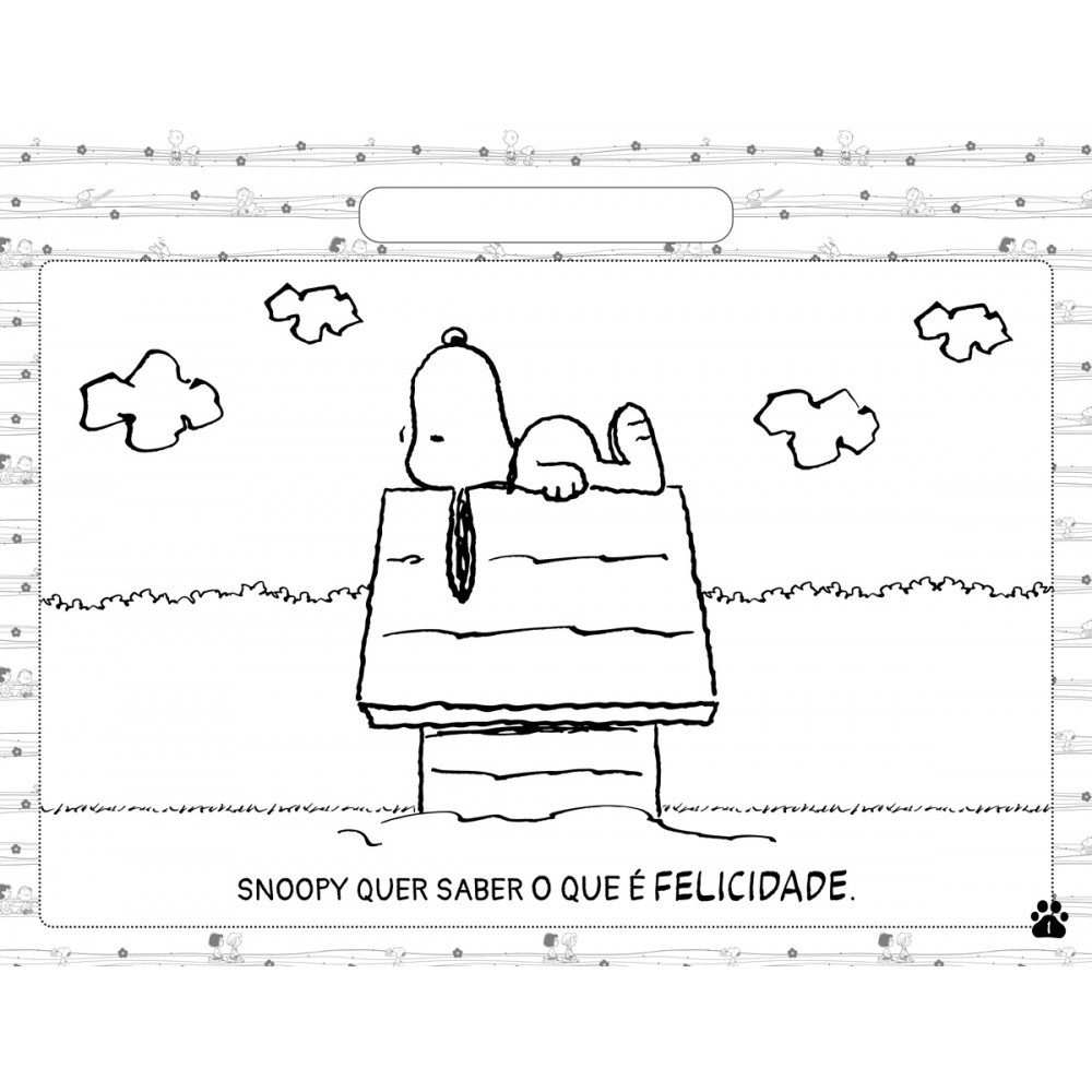Livro Snoopy - A felicidade está no ar - Meu blocão de colorir · foto 2