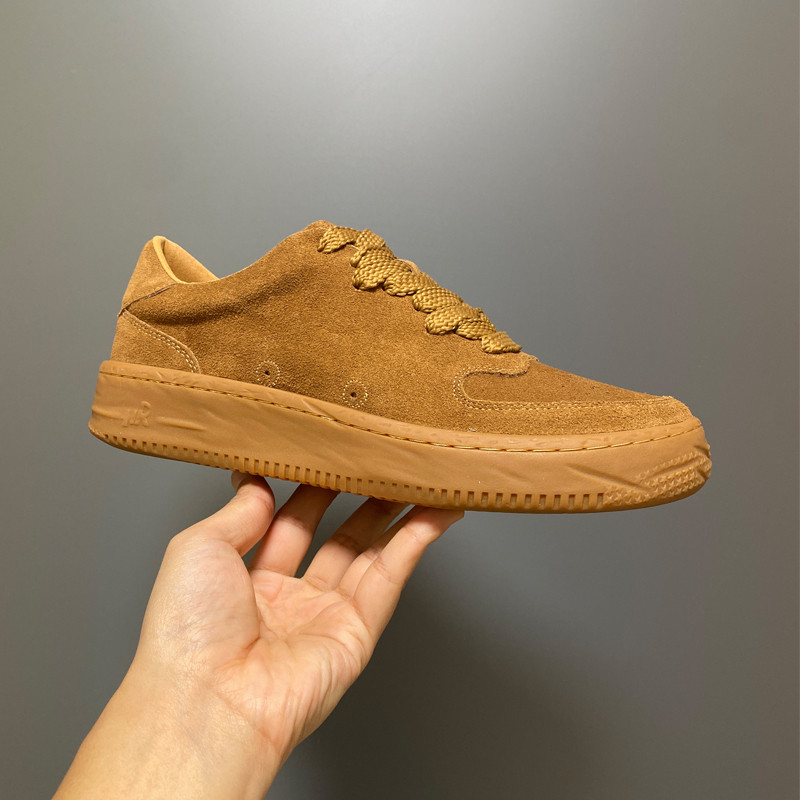 Sapatos masculinos outono 2026 novo estilo tênis de cano baixo masculino couro genuíno estilo britânico Retro camurça Al