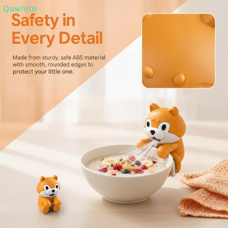 Qawhite Bonito Língua De Gato Ventilador De Refrigeração Automática Rápida Para Café Quente Chá Bebidas Pratos Comida Es