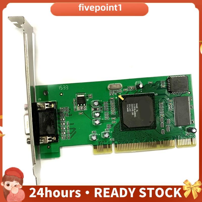 Multi Display VGA PCI Placa Gráfica 8MB 32 Bits Para Computadores Desktop ATI Rage XL Acessórios Compatíveis