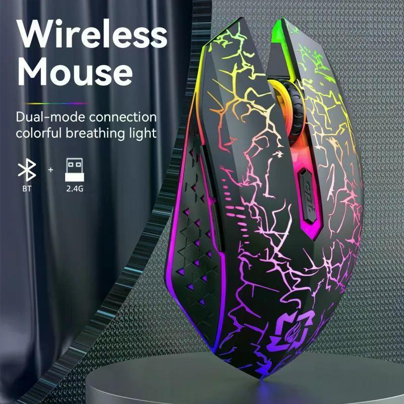 2026 novo produto Wrangler modo duplo 2.4G mouse Digital edição exclusiva RGB silencioso escritório Universal mouse yiks