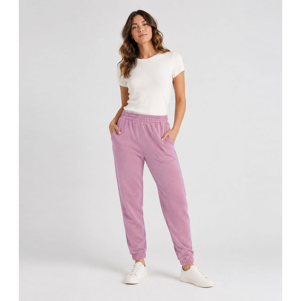 Calça Feminina Jogger Rovitex Rosa