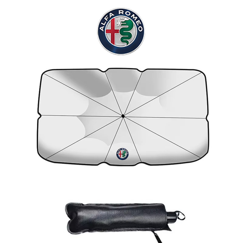 Pára-Brisa Do Carro Sol Capa Dobrável Para Alfa Romeo 4C Mito Giulietta 159 GTO GTA Gt 147