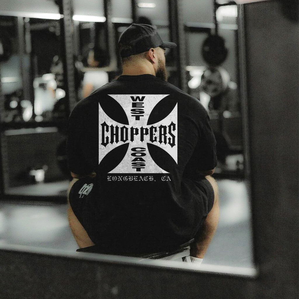 CAMISETA MASCULINO WEST COAST CHOPPERS 100% ALGODÃO PREMIUM CAIMENTO PERFEITO ACADEMIA