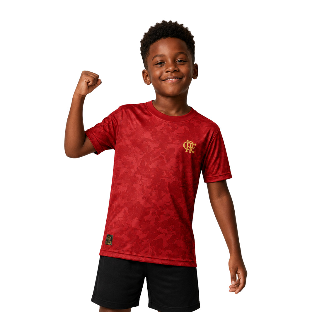 Camisa Flamengo Juvenil CRF Vermelha Next Eleven CRF03.1