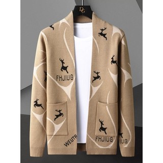 K malha Cardigan jaqueta masculina primavera outono 2026 novo estilo exterior usar camisola na moda Casual estilo fino r