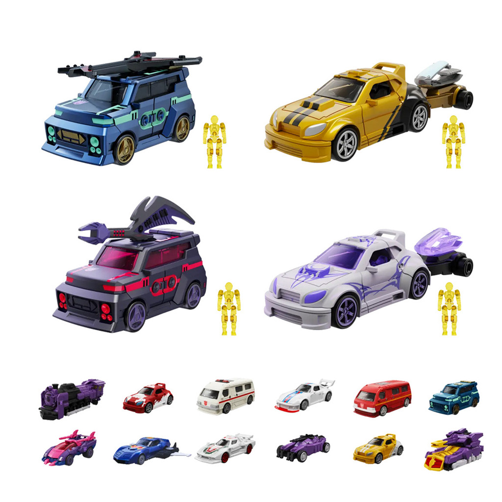 Boneco Articulado Montável Blokees Wheels Transformers Heart of the Ark Colecionável Model Kit