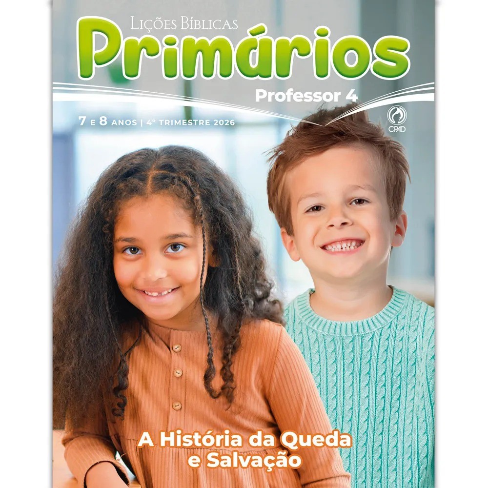 Revista Lições Bíblica Primários Professor 4º Trimestre 2026