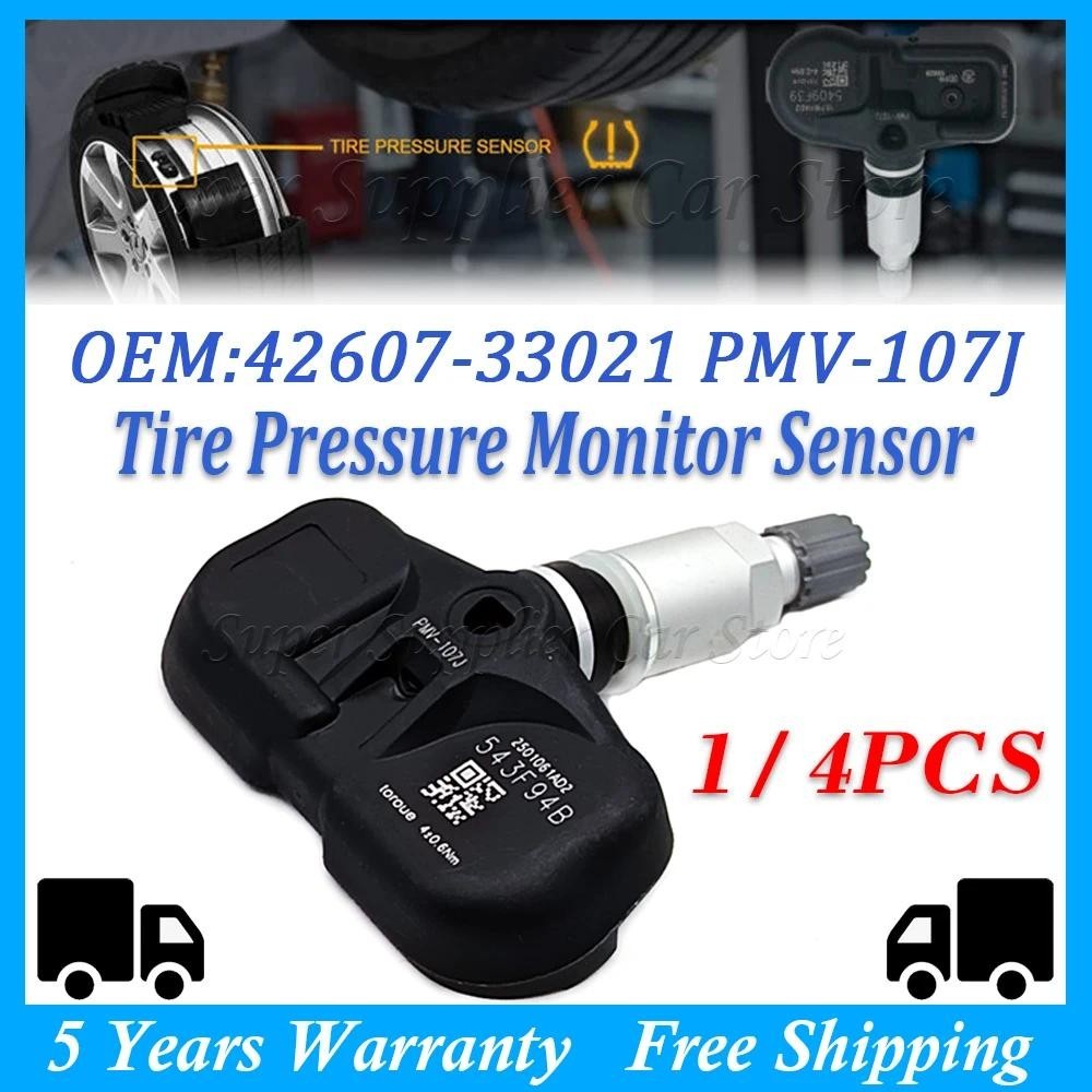 1/4 Pçs TPMS 315Hz Sensor De Pressão Dos Pneus Do Carro Para Corolla RAV4 Yaris Avalone CT200h RX350 RX450h 42607-33021 
