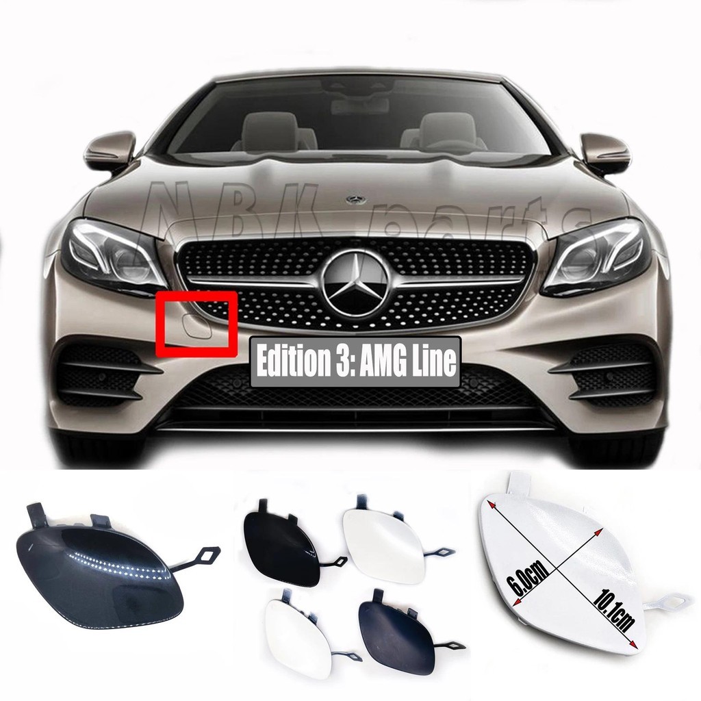 Original Ajuste 17-20 Mercedes-Benz E-class W213 amg pkg Sedan Wagon E300 E350 E400 E450 E43 E53 Capa De Reboque Diantei