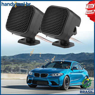 Huiop alto-falante de áudio para carro, 500w, alto-falante compacto com tweeter quadrado, fácil instalação para