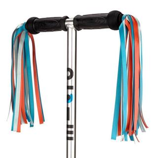 2 Pares De Borlas Brilhantes E Coloridas Para Guidão - Decoração De Bicicleta, Patinete E Triciclo Infantil