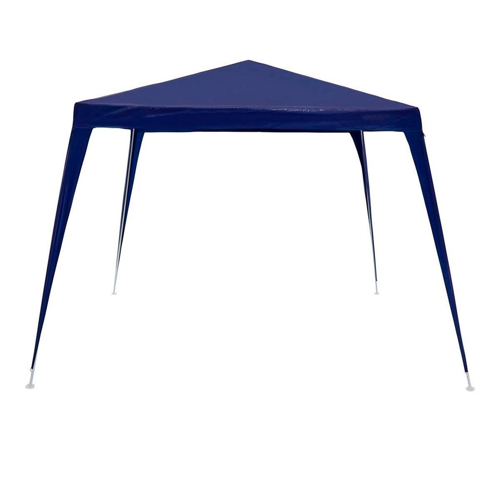 Tenda Gazebo Tubular Polietileno 3mX3mts Azul - High