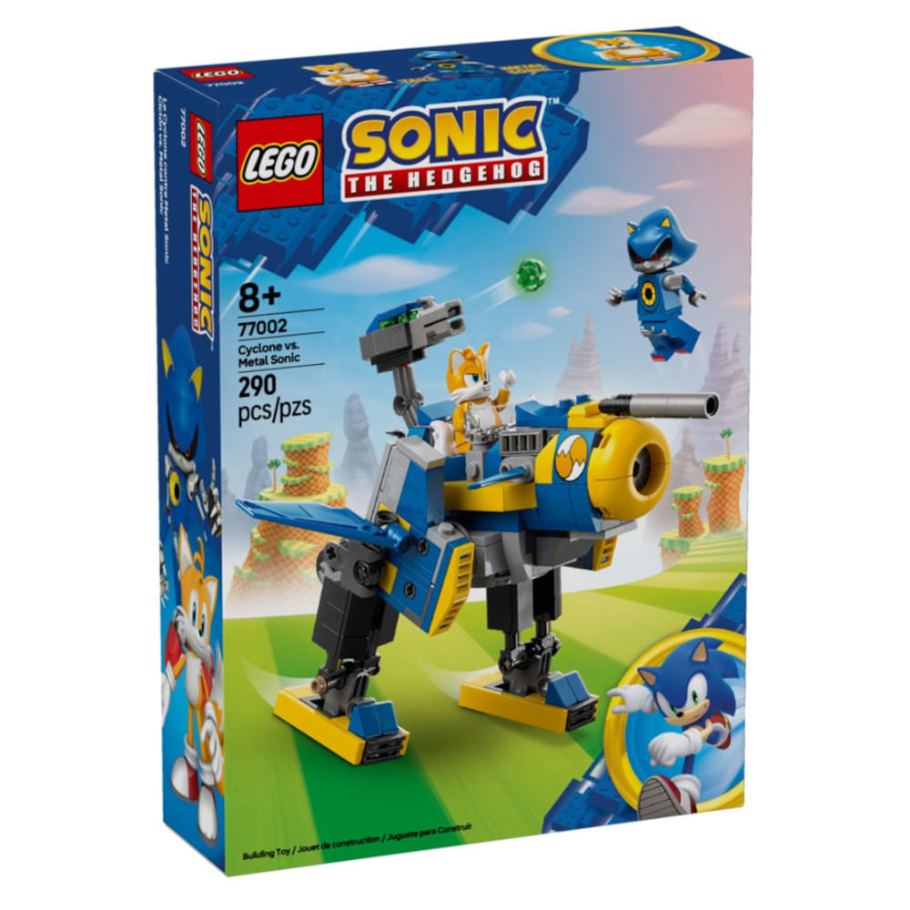 LEGO Sonic The Hedgehog - Cyclone vs Metal Sonic - 290 Peças - 77002