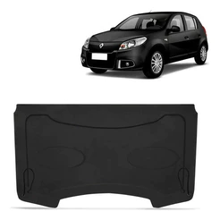 Tampão Porta Malas Bagagito Sandero 2008-2014 Preto G1 G2 Com Cordinhas Furação Para Falante
