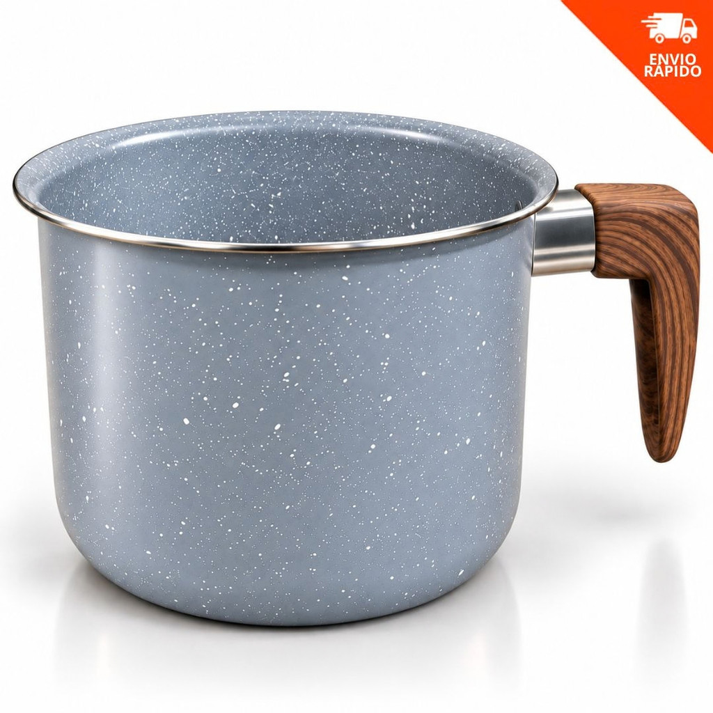 Fervedor Leiteira Verona 14cm 1,5L Cerâmico Antiaderente Indução Gás Elétrico