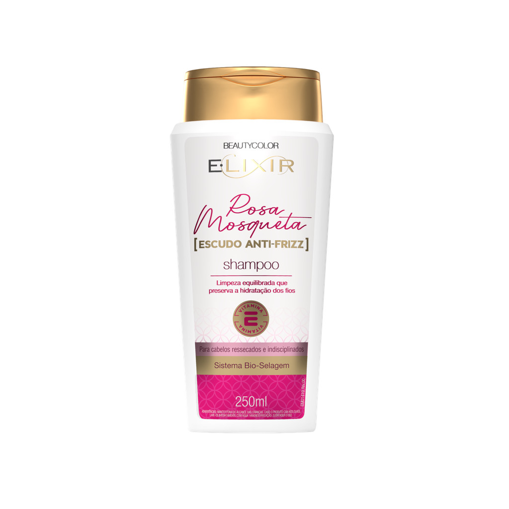 Imagem Shampoo Rosa Mosqueta E.lixir BEAUTYCOLOR - Limpeza Hidratante – 250ml