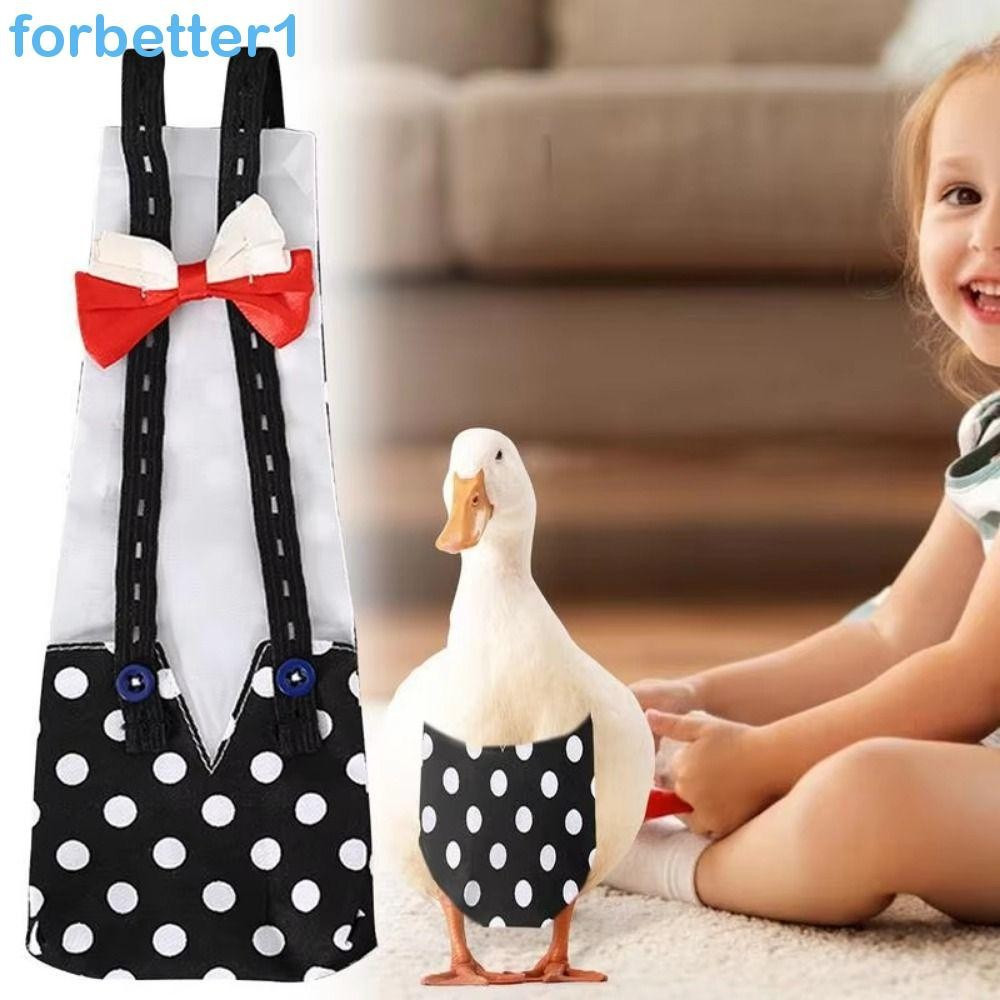 Fralda De Pato Para Animais De Estimação FORBETTER , Pano De Reutilizável S/M/L , Ternos Decorativos Ajustáveis De Vôo D