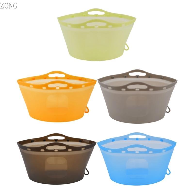 Inserção Cozimento Lento ZONG Acessório Fogão Dobrável Silicone Flexível Para Separação Única Incluída
