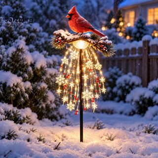 < salzburg > Iluminação De Paisagem De Resina Resistente Às Intempéries , Decorações Festivas De Gramado De Inverno Com 