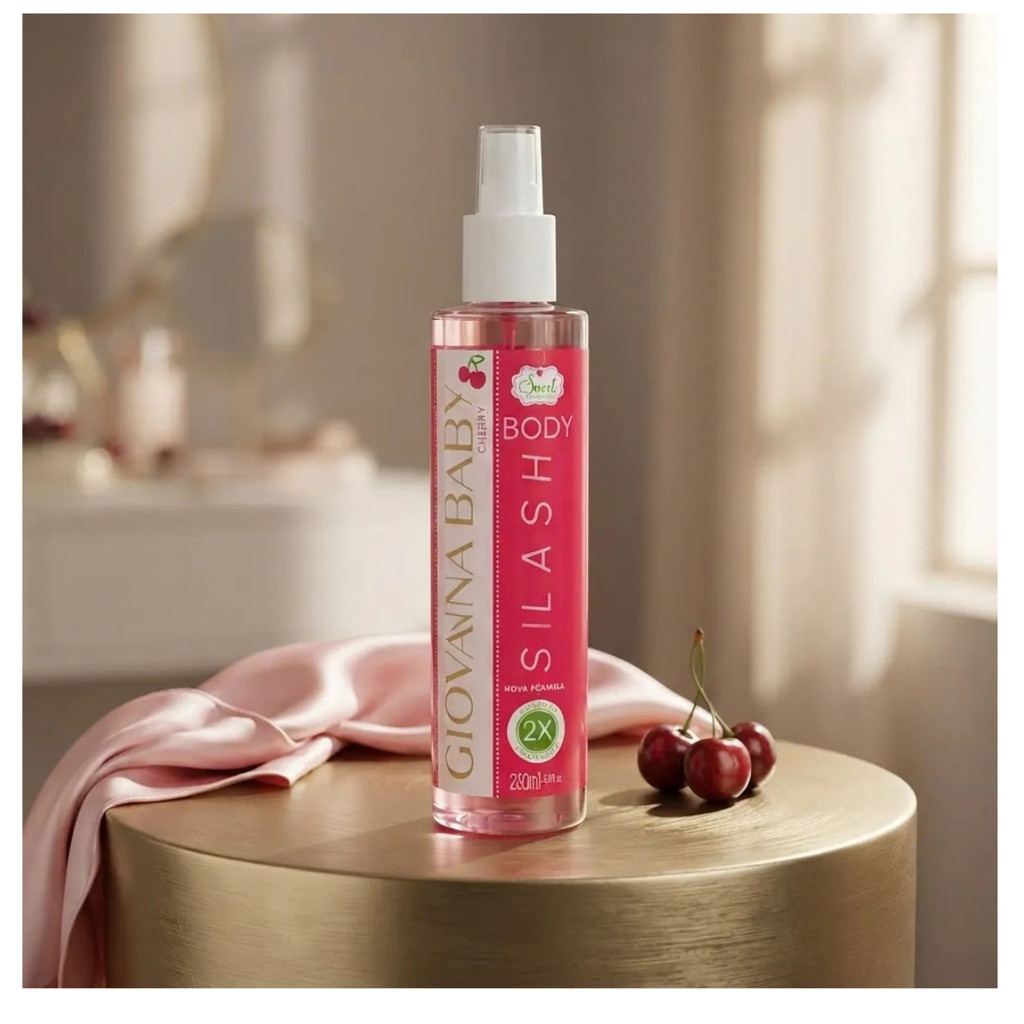 Body Splash Giovanna Baby Cherry 260ml — imagem 2 de 2