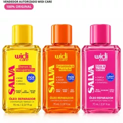 Óleo Reparador Widi Care Salva 70ml – Escolha o Seu: Danos e Recuperação, Porosidade e Nutrição ou Frizz e Brilho