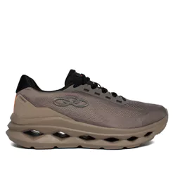 Tênis Masculino Olympikus Elevado Caminhada Marrom/Preto