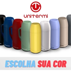 Garrafa Térmica Roma 500ML P/ Café Chá Leite Água - Unitermi