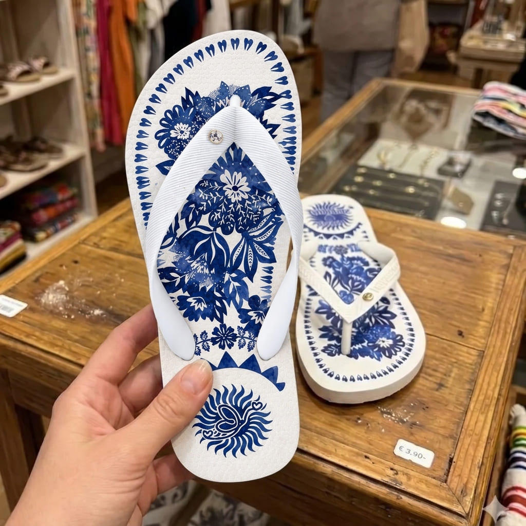 Chinelo Feminino Leve e Prático Para Uso em Praia e Lazer