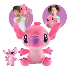 Pelucia Angel Lilo 20 Cm Antialergico Presente Filme Rosa Geenngray