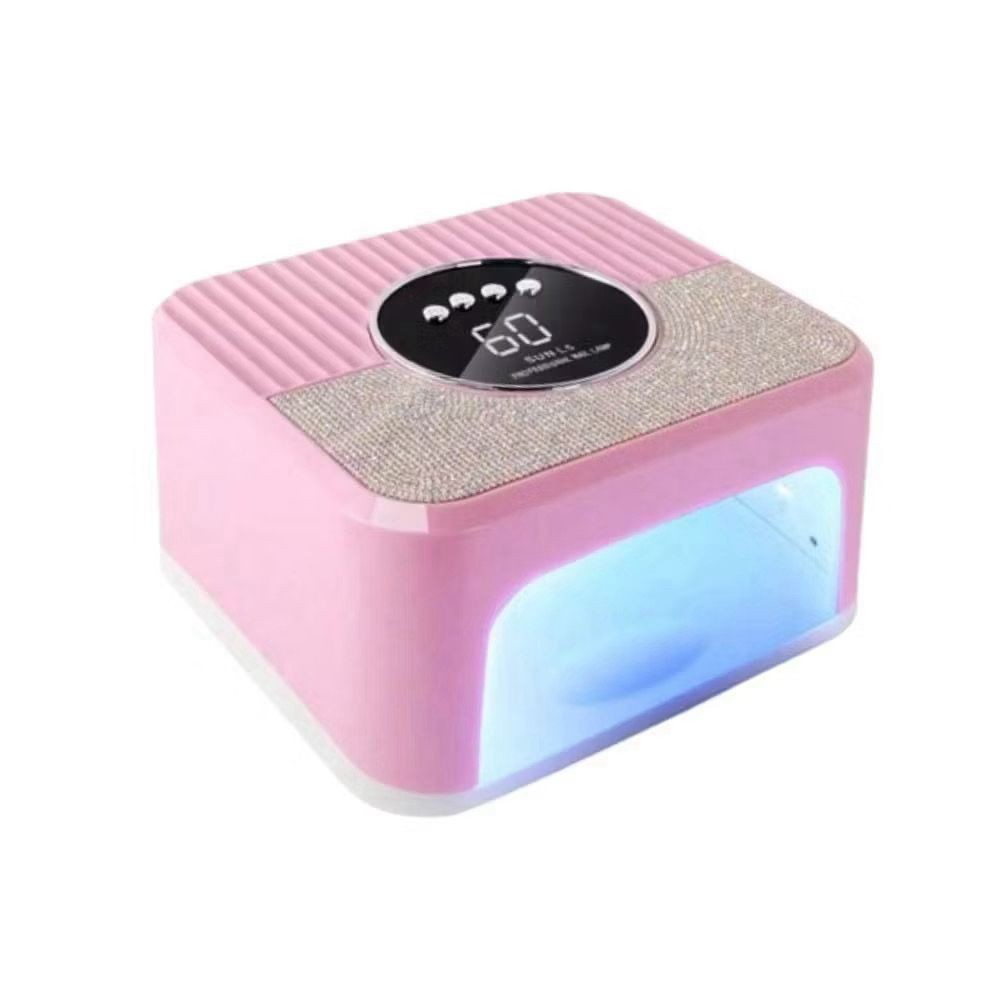 Kit 2 UNIDADES Cabine ROSA De Unha Profissional SUN L5 268W UV LED Bivolt Manicure Gel Acrigel Fibra