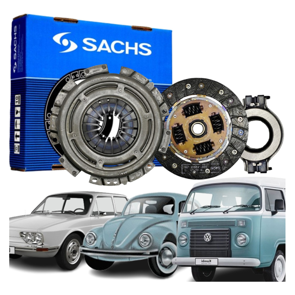 Kit Embreagem Vw Kombi Saveiro Gol 1976 1977 1978 1979 1980 1981 1982 1983 A 2005 Original Sachs