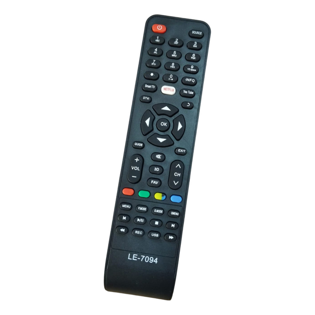 Controle Remoto Compatível Philco SmartTv Lcd Lelong LE-7094
