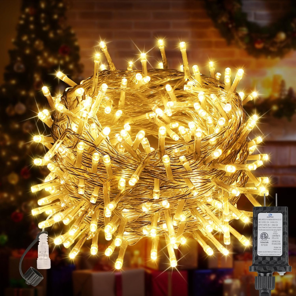 Pisca Pisca Led 200 Luzes 8 Funcoes Cordao Transparente 10m 20m 30m Natal 110V