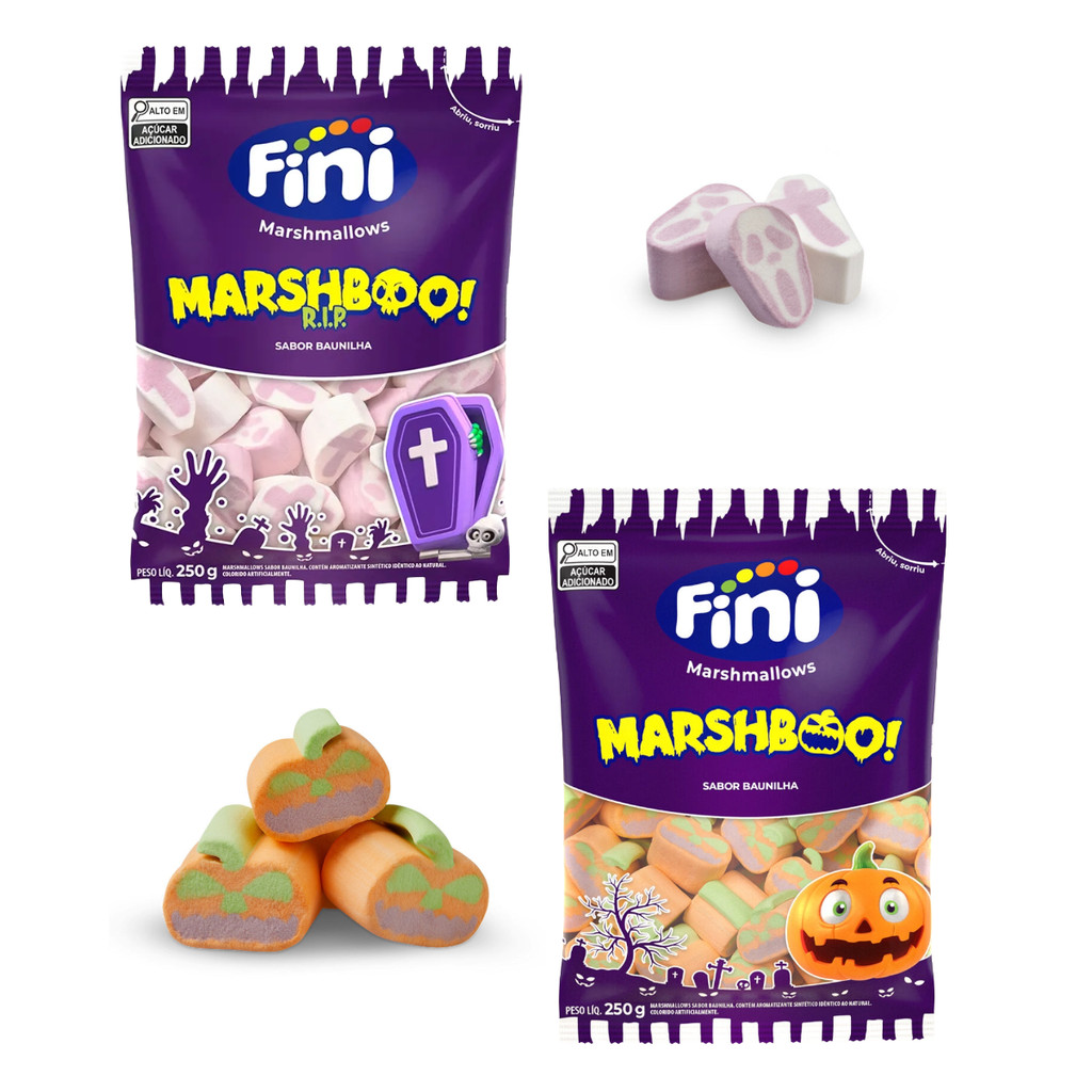 Marshmallow Marshboo Rip 250g Fini Halloween EDIÇÃO LIMITADA