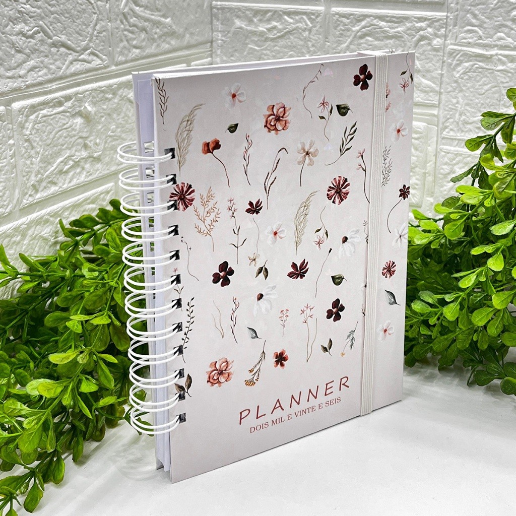 Planner Anual 2026 Com 218 Paginas Agenda Planejamento Capa Dura Planner Pessoal Semanal e Mensal