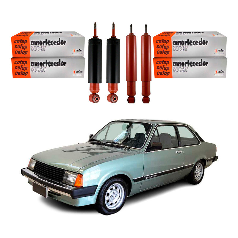 Kit Amortecedor Dianteiro Traseiro Chevette 1.6 1983 A 1987